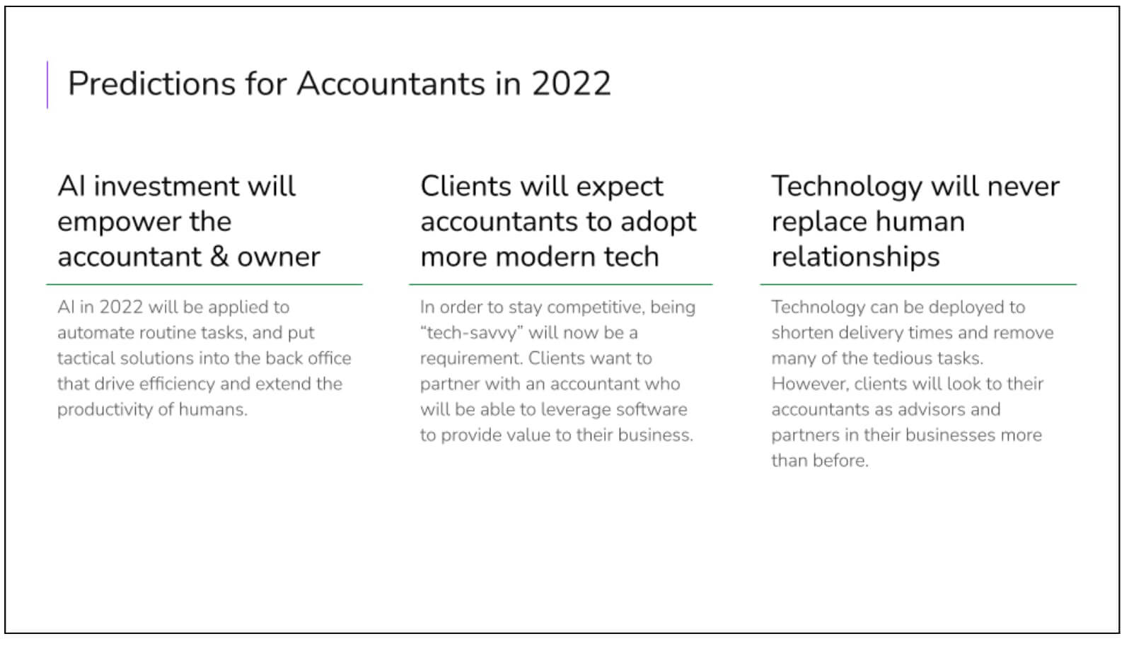 accounting industry